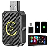 Fonctionnement simple : il suffit d'allumer le Bluetooth et le Wi-Fi du téléphone, de l'associer avec Bluetooth, et vous êtes prêt. Il peut prendre 15 à 30 secondes lors de la première connexion et après la première configuration, il peut rapidement et automatiquement reconnaître la connexion chaque fois que vous démarrez le véhicule 5-15S après le branchement et l'utilisation.