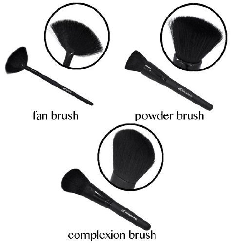 e.l.f. Cosmetics 11-Piece Studio Makeup Brush Collection, Black