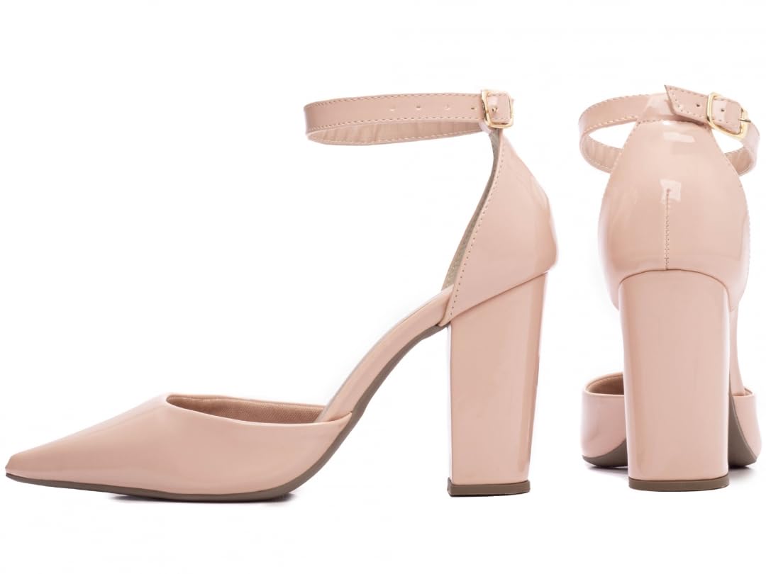 Torricella, Sapato Scarpin Salto Alto Grosso Bloco Bico Fino Feminino 9 cm em promoção! Veja a oferta e mais achadinhos de Sapatos sociais 9 Hoje é o melhor dia para comprar Torricella, Sapato Scarpin Salto Alto Grosso Bloco Bico Fino Feminino 9 cm com aquele preço maroto! Promoção! Aproveite a oferta! 9