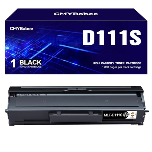 CMYBabee D111L D111S Compatible Toner Cartridges Replacement for Samsung SL M2026 M2026W M2020 M2020W M2022 M2022W M2021 M2021W M2078W M2070 M2070W M2070FW (1 Black)