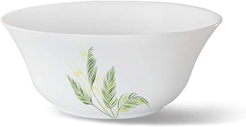 BOROSIL LARAH PLANO BREEZE OPAL SOUP BOWL 5 INCH (12.5 CM), WHITE, 5SBPLBRZ, 1 PC