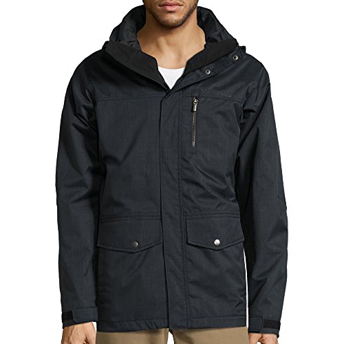 Manteau hiver Columbia Eagle's Call Interchange veste contre la pluie homme noir S