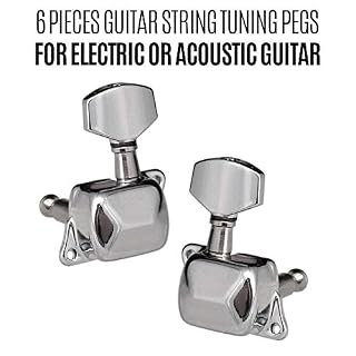 Kstyhome Piquets de réglage de corde de guitare 6 pièces Mécanique de réglage semi-fermée Mécaniques pour guitare… - Les Beatles, Paul McCartney, John Lennon, RIngo Starr, George Harrison Kstyhome Piquets de réglage de corde de guitare 6 pièces Mécanique de réglage semi-fermée Mécaniques pour guitare… – Image 7