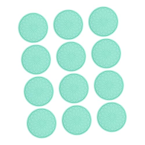 Portavasos para carro 12 piezas PVC color azul cielo miniatura 1