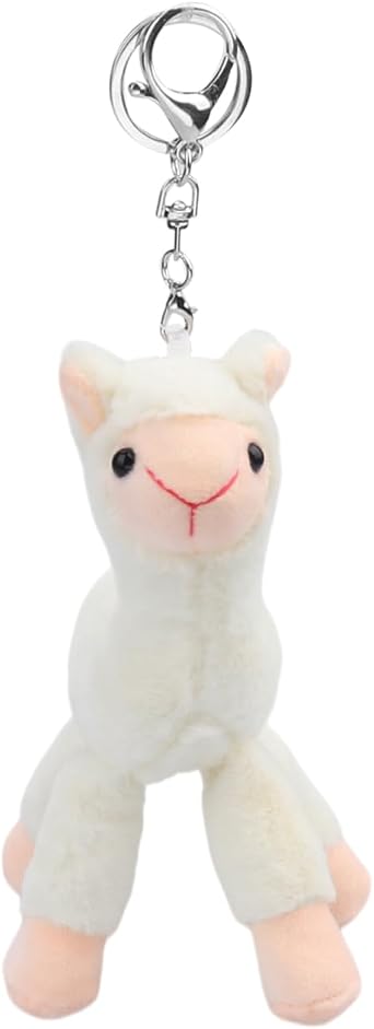 Kawaii Plush Keychain Stuffed Animals Key Ring Accessory Clip Backpack Ornaments Charms Pendant Party Favor