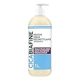 Cicabiafine – Douche Lavante Reconstituante Apaisante (flacon-pompe de 1 L) – Gel douche pour peaux fragilisées et sous traitement oncologique – Nettoyant corps pour apaiser la peau