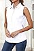 TOLOVIC Wrinkle Free Womens Sleeveless Button Down Shirts for Women Stretch Business Office Formal Work Blouses Tops