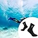 Pegciuho 3mm Neoprene Socks, Diving Socks, Wetsuit Socks, Athletic Sports Men's Swimming Socks, Black L