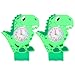 Hemobllo 2Pcs SLAP sur Watch Kids Dinosaure Montre Silicone Montre Bracelet Enfants