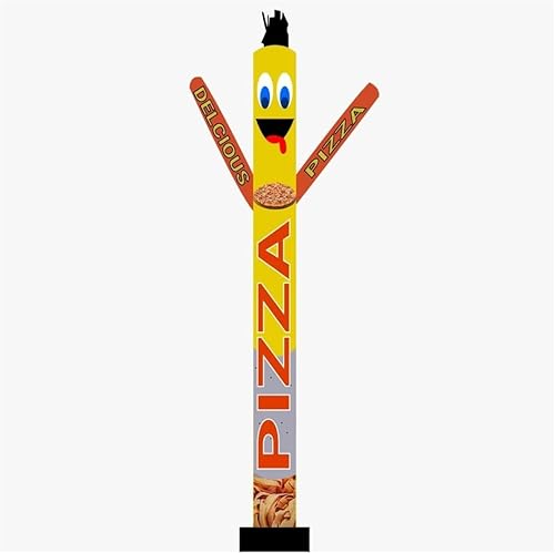 Bailarina inflable de aire de pizza de 20 pies de alto sin flecha | Llamativas pizzas deliciosas Wacky Waving Dancing Guy Publicidad al aire libre | disponible en Yaxa Colombia