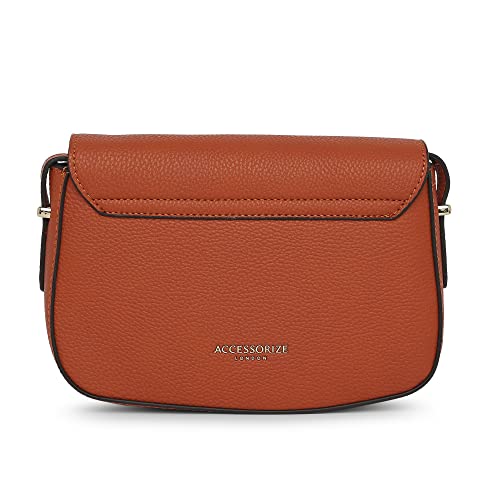 Image of Accessorize London Women's Faux Leather Crossbody Bag