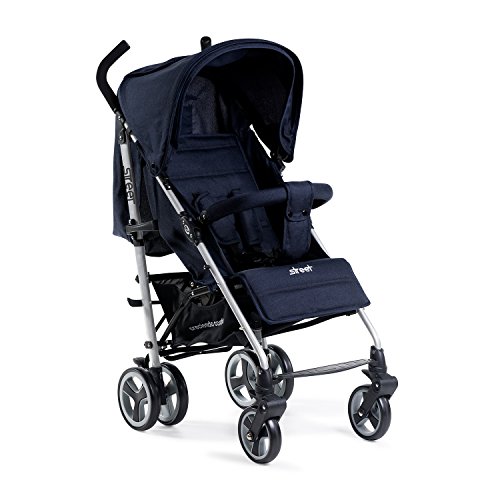 Innovaciones MS Street - Silla de paseo plegable y multifuncional, color azul marino