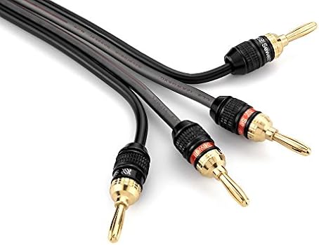 Deadbolt Speaker Wire with Banana Plugs 