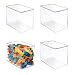 Produktbild mDesign 4er-Set Kinderzimmer Organizer mit Deckel  Sortierbox aus BPA-freiem Kunststoff  Aufbewahrungsbox für Spielzeug, Stofftiere, Stifte & Co.  durchsichtig