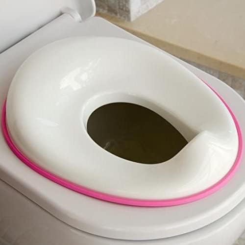 Image of Portable Baby Potty Training Seat for Boys and Girls Potty seat Toilet Seat for Kids 0 to 5 years Child Toddler Non-Slip with Splash Guard Fits Round & Oval Western Toilets, Blue (PINK)