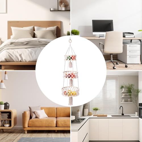 Almacenamiento de productos boho para decorar rincones del hogar y cocina 5