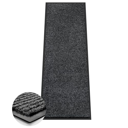 Azadx Tapete para puerta de interior y exterior, resistente, ultra absorbente, resistente a la suciedad, tapete de bienvenida antideslizante para el hogar, comercial, entrada al aire libre