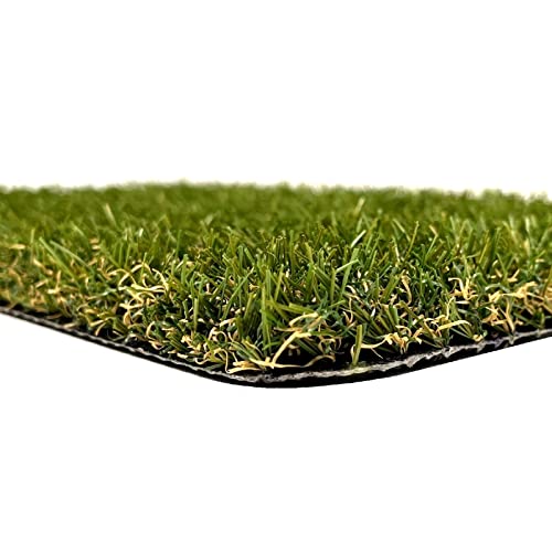 Yelloo - Erba Sintetica per Esterno (20 mm 1x10m) Prato Sintetico da Esterno Drenante, Tappeto Erba Sintetica per Esterno, Erba Finta, Rotolo Erba Sintetica, Erba Artificiale per Giardino Calpestabile