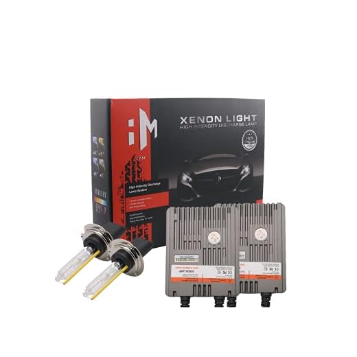 Wattstar H7 bil HID konverteringssats, 42 W, 5 500 LM, 6 000 K ljusvit, H7 HID Xenon strålkastare konverteringssats med Super Canbus, DC 12 V, bilrestaureringskit, IP68 vattentät, paket med 2.