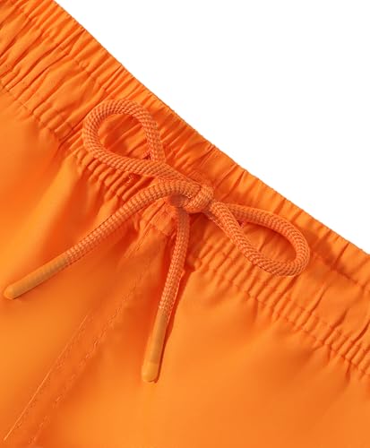 KAILUA SURF Boys Swim Trunks, High-Visibility Safety Colors and American Flag, Quick Dry Kids Shorts, Sizes 2T-163