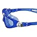 Aqua Sphere Seal Kid 2 Swim Goggles - Ultimate Underwater Vision, Comfortable, Anti Scratch Lens, Hypoallergenic - Unisex Children, Blue Tinted Lens, Blue/White Frame