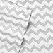 Queen Sheets Chevron Grey- 6 Piece 1500 Supreme Collection Fine Brushed Microfiber Deep Pocket Queen Sheet Set Bedding - 2 Extra Pillow Cases, Great Value, Queen, Chevron Gray
