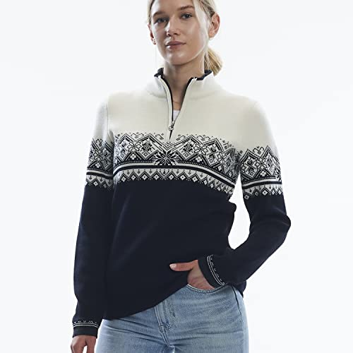 Moritz Sweater - Pullover - Damen Black White Dark Charcoal M