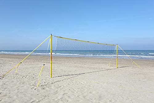 Funtec Beach Masters Set – Portables Volleyballnetz für Freizeitaktivitäten