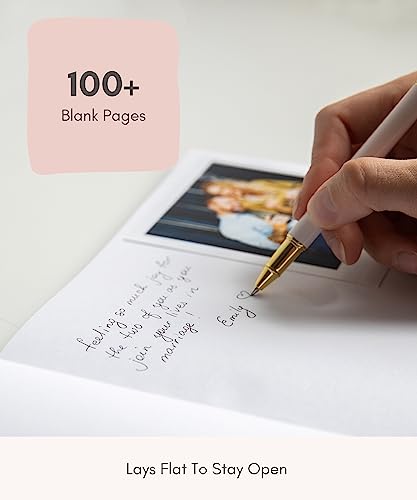 Wedding Guest Book - Perfect Guest Book Weddings Reception, Baby Shower, Polaroid Guest Book For Wedding And Special Events - 100 Blank Pages For Wedding Sign In, Photos - Elegant And Hardcover #TOP3