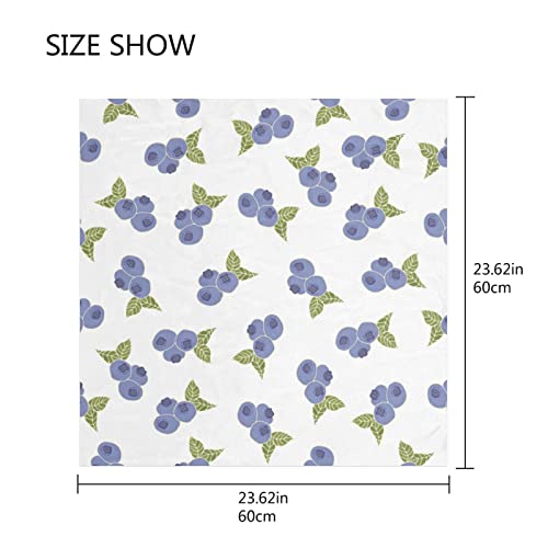 xigua Square Scarf Silk Feeling Bandanas for Women Scarves and Wraps Head Scarfs Neckerchief 23.6 Inch2