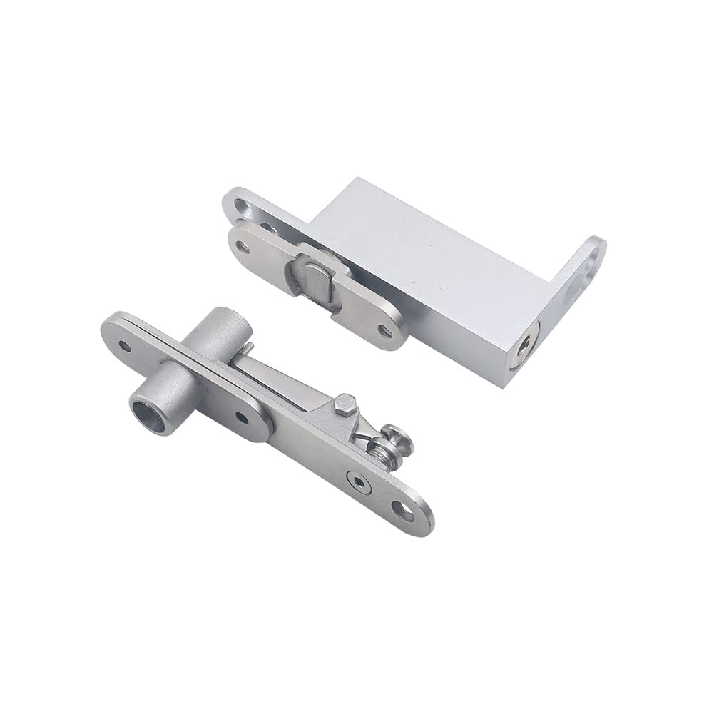 Sistema De Bisagra Pivotante Bisagras Hidraulicas Para Puertas Auto Cierre Posicionamiento A 90 Grados Eje Arriba Y Abajo Bisagras De Acero Inoxidable Para Puertas De Madera Puerta Oculta (1 Juego)