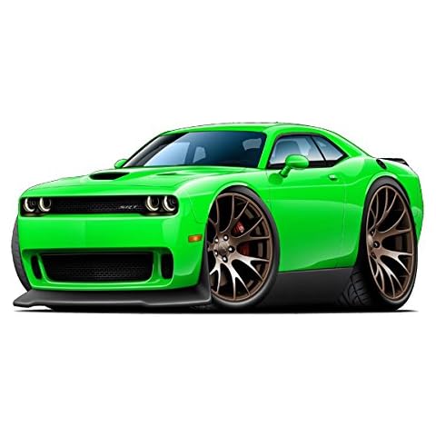 2015 Challenger Fatcat 12" x24" 2FT Long Wall Graphic Decal Sticker Man Cave Garage Decor Boys Room Decor Cover