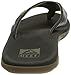 REEF Santa Ana Mens Flip Flop, Arch Support, Water Friendly, Non Marking Outsole, Black, 6