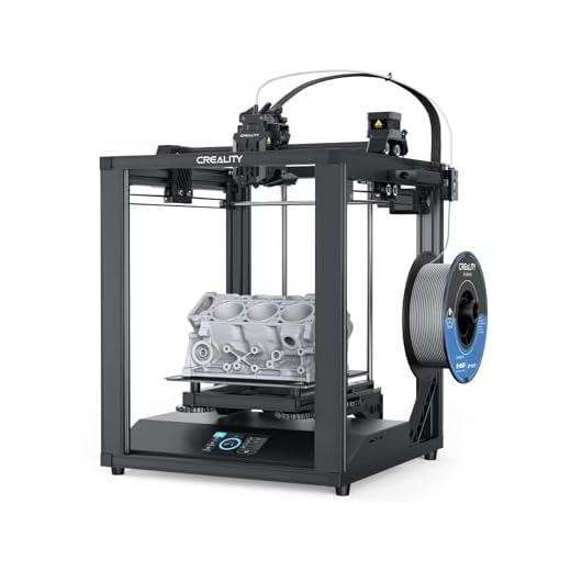 Official Creality 3D Printer Ender-5 S1 250mm/s High-Speed 3D Printers with 300℃ High-Temp Nozzle Direct Drive Extruder, CR Touch Auto Leveling, Stable Cube Frame High Precision,8.66X8.66X11.02 inch