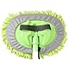 2-in-1 Car Wash Mop Mitt with Long Handle, Chenille Microfiber Car Wash Dust Brush Extension Pole Adjustable Length 24in-46in, Scratch Free Tool for Cleaning Truck, Total 2 Pcs Replacement Mop Head