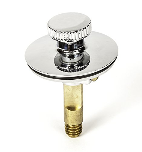 Universal Lift n Turn, (Twist Close) Bath Tub/Bathtub Drain Stopper Includes 3/8\" and 5/16\" Fittings