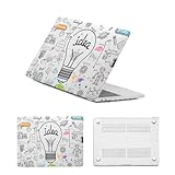 【Fonction】La Étui rigide de Plastique PC de haute qualité, haute résistance aux chocs, bonne stabilité dimensionnelle et poids léger. Ce sera comme ne pas utiliser d'étui de protection.La partie inférieure de la coque comporte deux rangées d'aérations et quatre patins en caoutchouc, ce qui la rend plus stable lorsque vous tapez et n'affecte pas la dissipation thermique de votre Macbook.