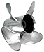 Turning Point 31522330 Express Large Diameter Stainless Steel Propeller with 4-3/4" Gearcase - 4 Blade / 14-1/2 x 23 / Right Hand