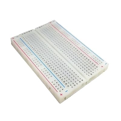 400-Point Solderless Breadboard 6-Pack, Prototype Board for Arduino, ESP32, ESP8266, Raspberry Pi, Electronics DIY and STEM Projects