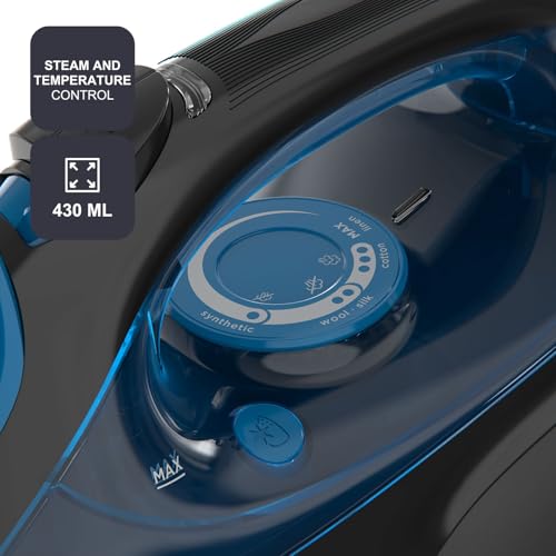 Black & Decker - Ferro Da Stiro A Vapore Bxir2605e-nero/blu - 5