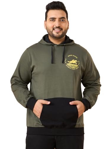 Sweat-shirt pour homme vert olive idéal pour les sorties décontractées