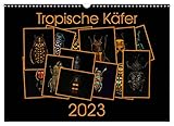 Tropische Käfer (Wandkalender 2023 DIN A3 quer), Calvendo Monatskalender - Burkhard Körner 