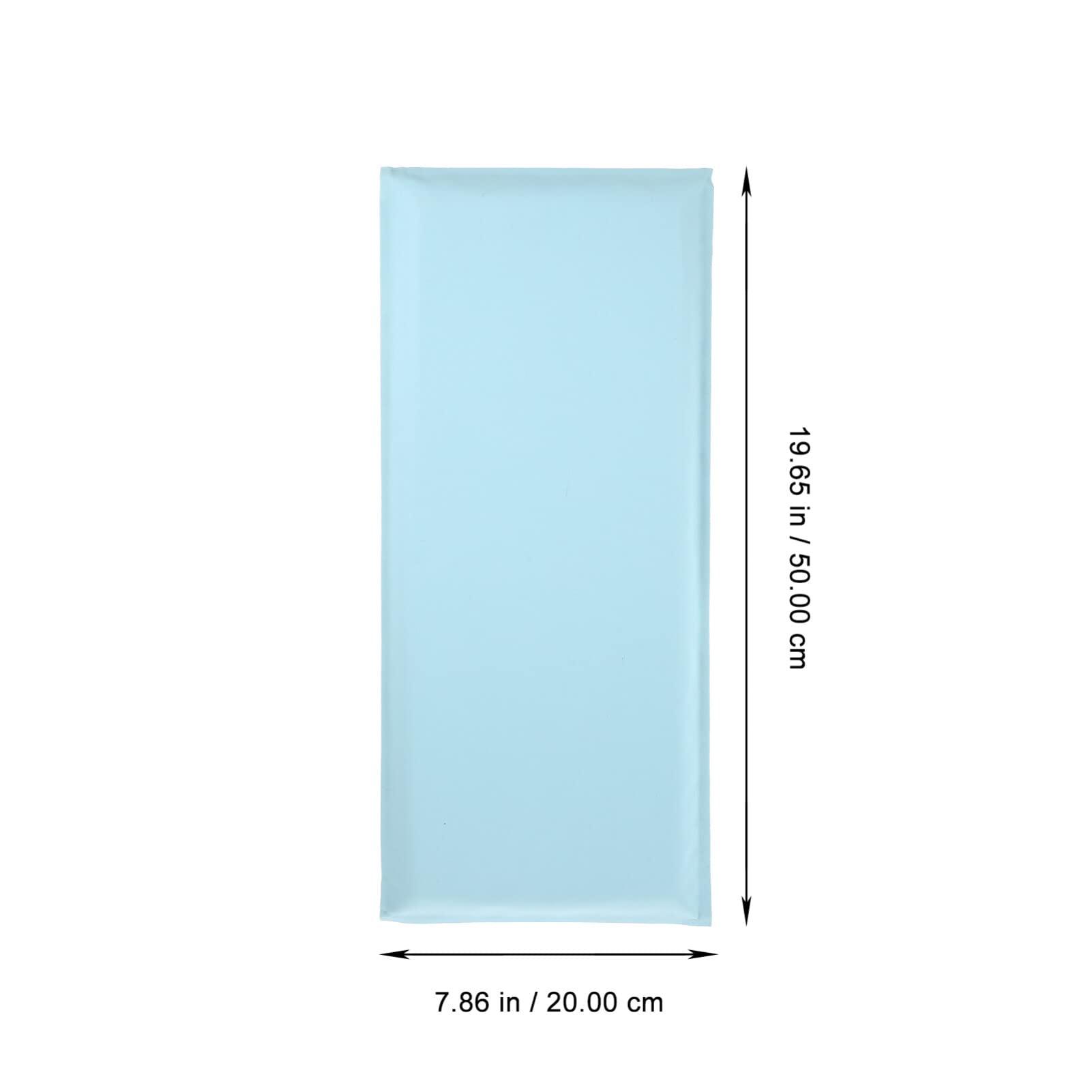Veemoon Soft Wall Cushion Stickers 3D Anti-Collision Wall Padding for Kids Thick Wall Panel Peel and Stick Nursery Decor Wall Padded for Bedroom Playroom Dance Club Kindergarten(Blue) - Image 2