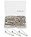 Shapenty Metal 3 Holes Brooch ID Name Badge Safety Catch Locking Pin Backs Clasp DIY Craft Blank Pin Backing for Jewelry Findings,45mm/1.8 Inch, 60PCS