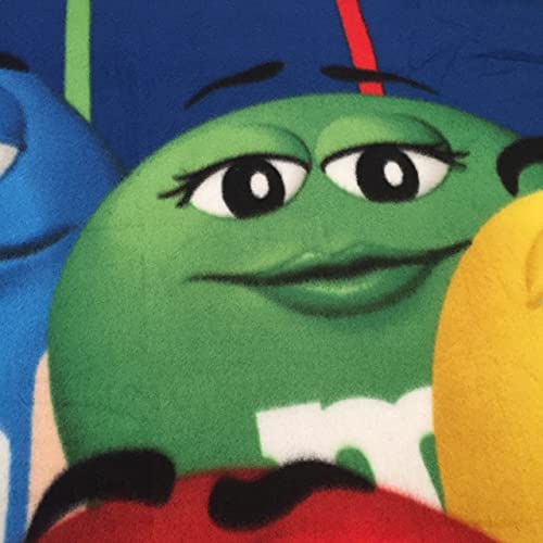 M&M Fleece Blanket With All M&M Characters #TOP3