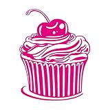 Cartoon-Torte Kühlschrank Gläser Tortenladen Schriftaufkleber 34x43.9cm Fallt nicht ab Rosenrot