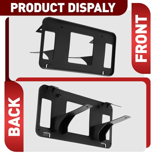 JMTAAT Front License Plate Bracket Holder Compatible with 1999-2004 Ford F150 Light Duty,Heritage,Expedition,1999 F250, Replacement for XL3Z17A385AA FO1068120 Bumper License Plate Tag Mounting Frames - Thumbnail 7