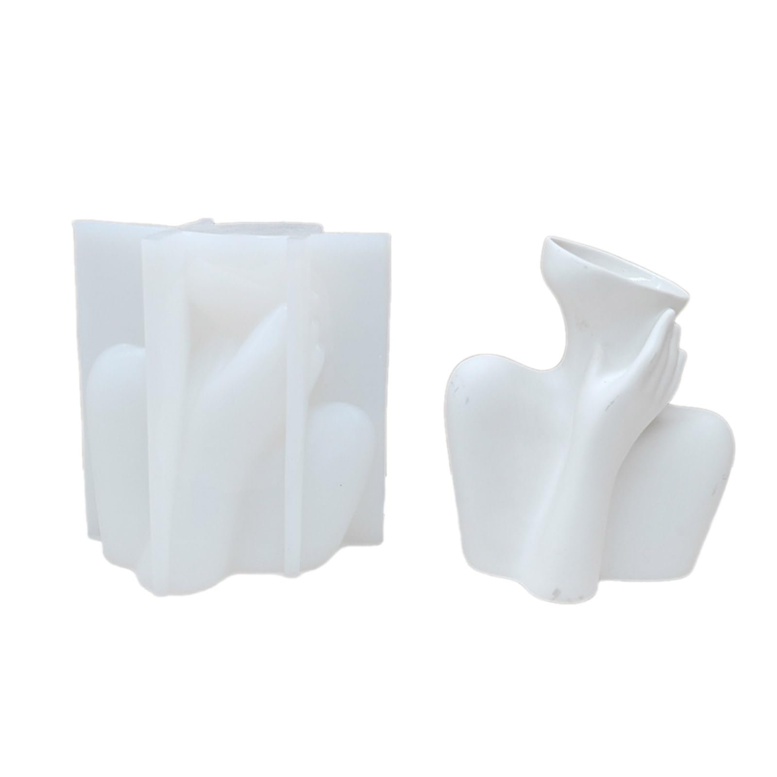 Silikonform für Frauen, Gips, zum Selbermachen, Beton, Blumentöpfe, Vasen, Gips, Zement, Stifthalter, Formen