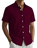 vin rouge 1970 Assorti aux vêtements : les chemises d'été pour homme s'accordent parfaitement avec des t-shirts solides, des chinos, des jeans ou des shorts de plage pour vous garder au frais pour un look simple et décontracté, détendu tout le temps. Ou portez-le comme une chemise de ville avec un pantalon pour le travail ou les affaires