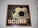 Score Soccer Ball Wooden Boys Sports Bedroom Decor Sign Wood Signs7x7 size